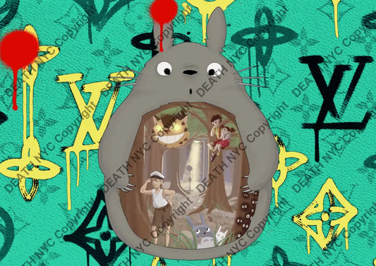 Deathq2634 Totoro (Edition Of 100) (2022) Art Print