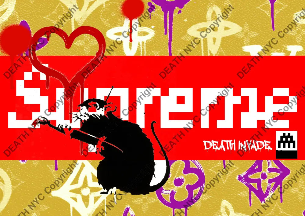 Deathq2663 Banksy (Edition Of 100) (2022) Art Print