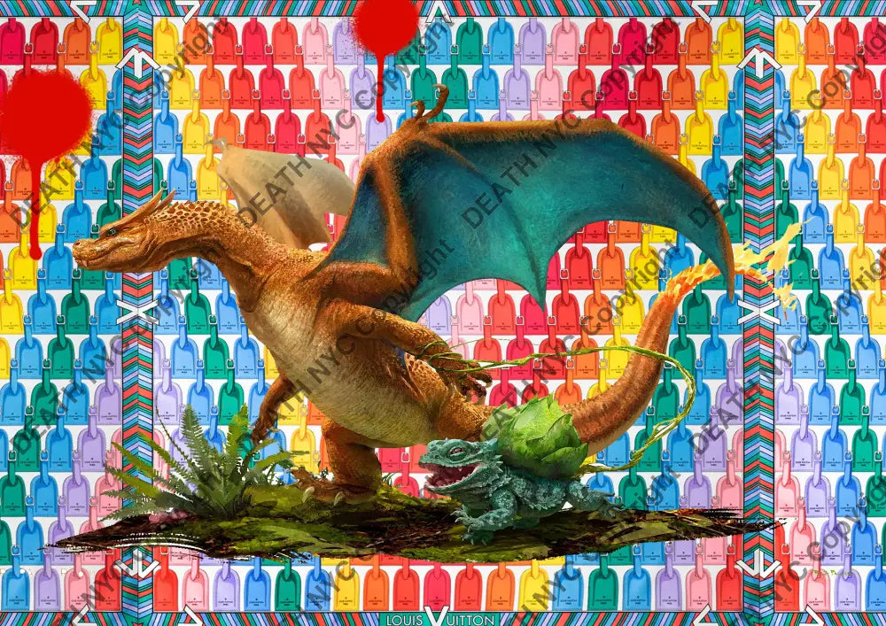 Deathq2736 Dinosaur (Edition Of 100) (2022) Art Print