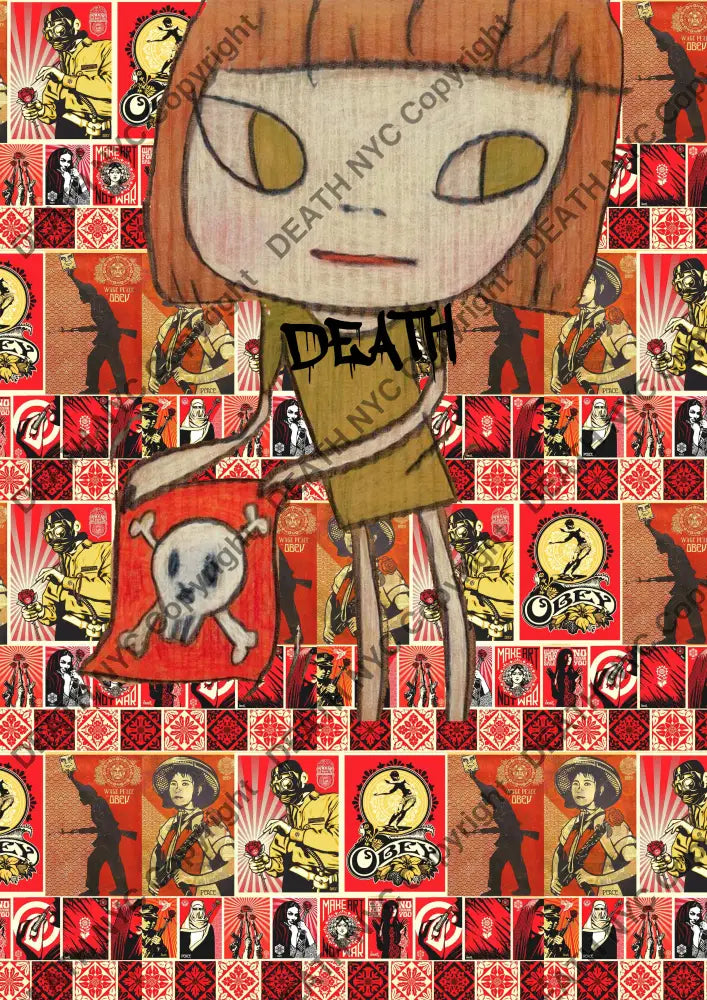 Deathq286 Cute (Edition Of 100) (2022) Art Print