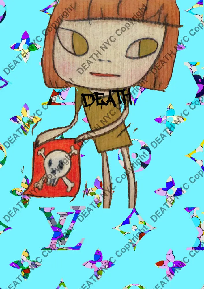 Deathq287 Cute (Edition Of 100) (2022) Art Print