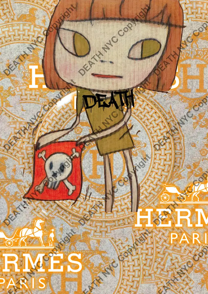 Deathq288 Cute (Edition Of 100) (2022) Art Print