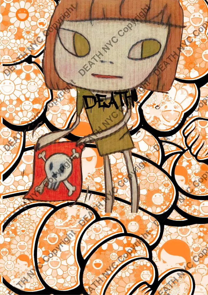 Deathq290 Cute (Edition Of 100) (2022) Art Print