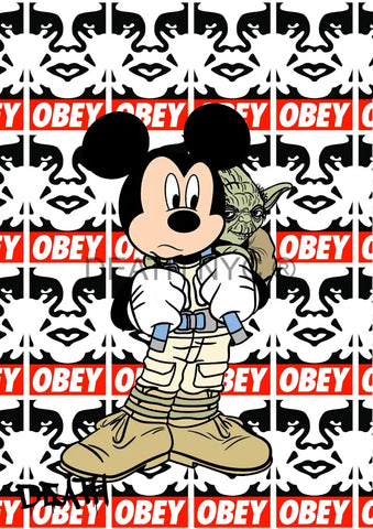 Deathq361 Mickey (Edition Of 100) (2022) Art Print