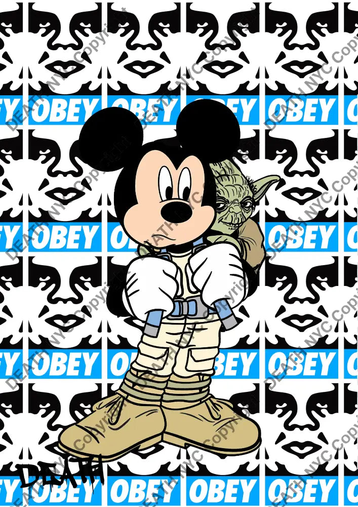 Deathq362 Mickey (Edition Of 100) (2022) Art Print