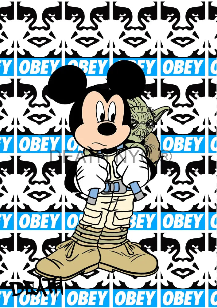 Deathq362 Mickey (Edition Of 100) (2022) Art Print