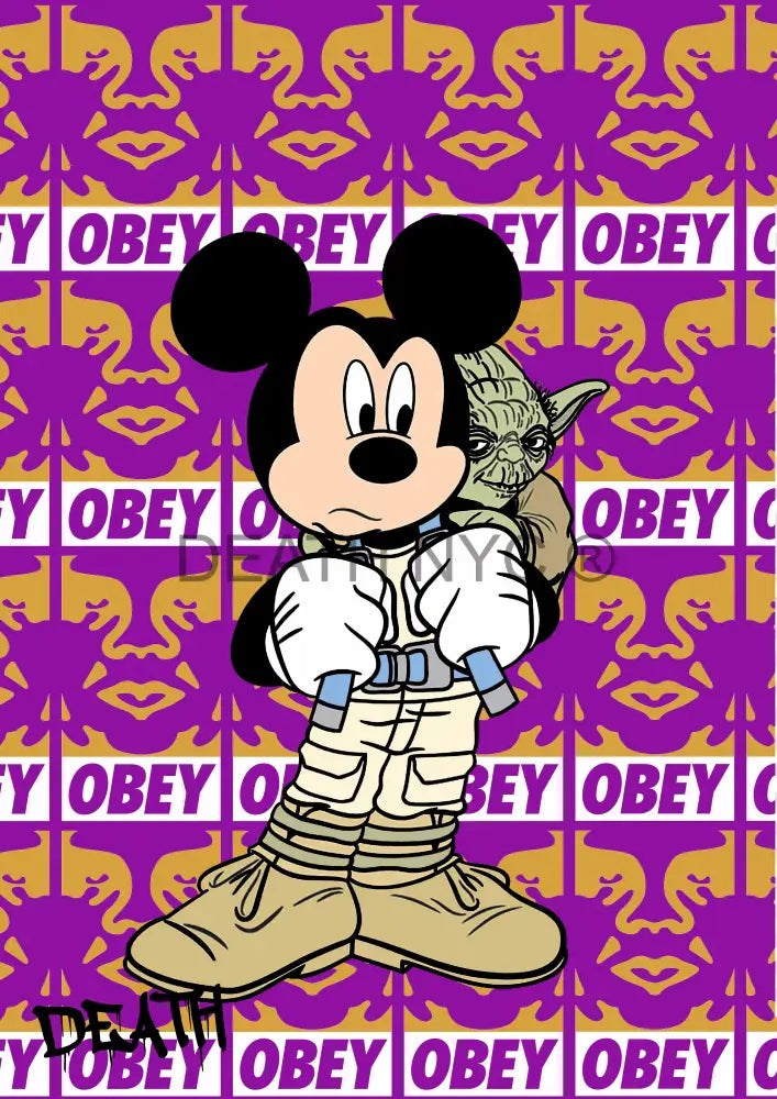 Deathq364 Mickey (Edition Of 100) (2022) Art Print