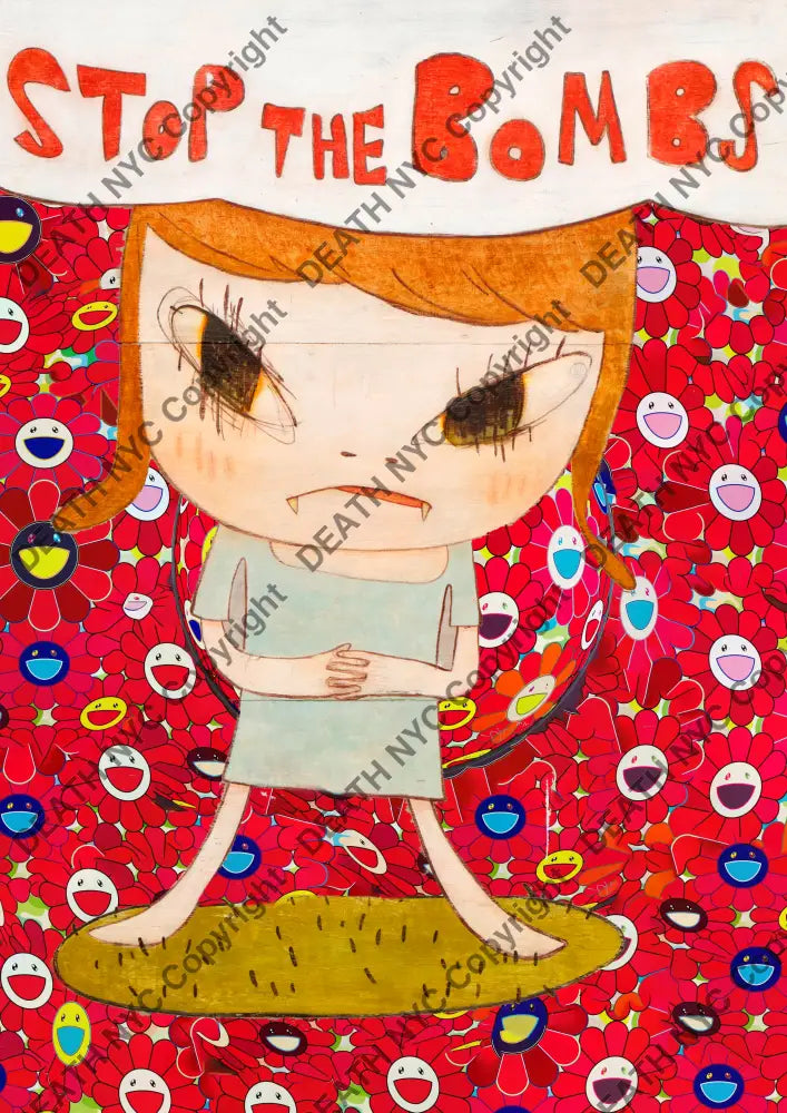 Deathq395 Cute (Edition Of 100) (2022) Art Print