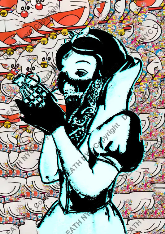 Deathq450 Snow White (Edition Of 100) (2022) Art Print