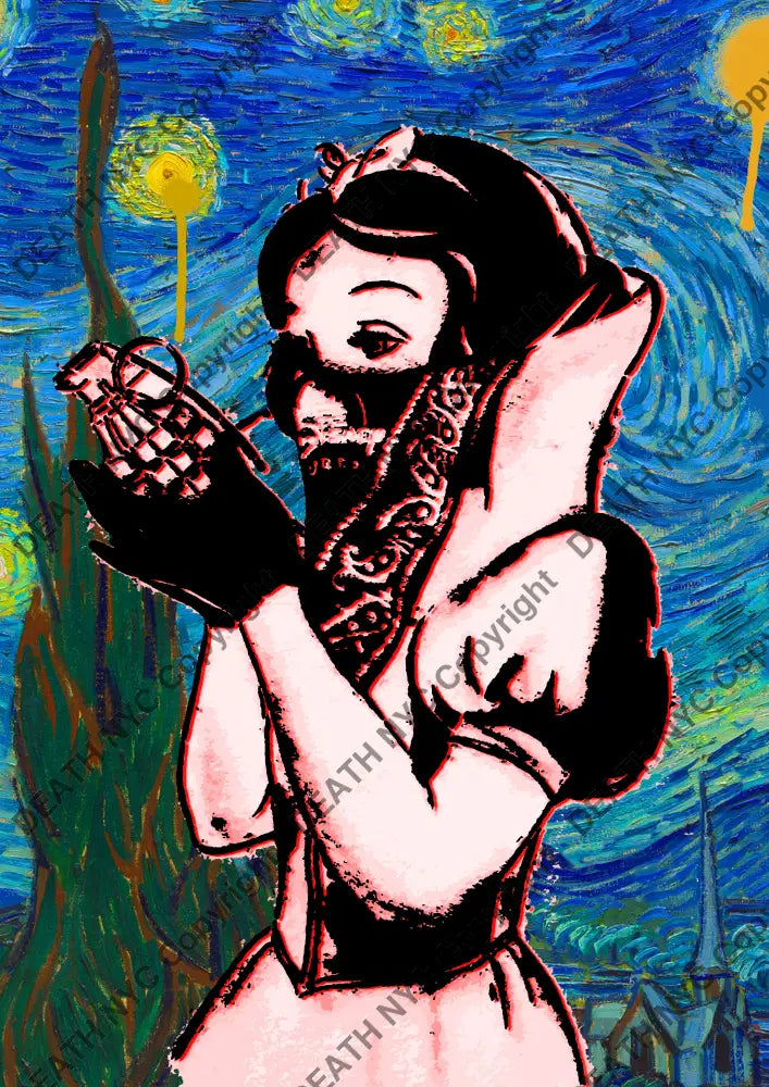 Deathq452 Snow White (Edition Of 100) (2022) Art Print