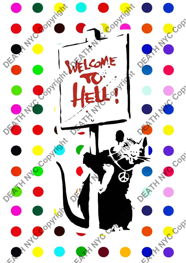Deathq49 Banksy (Edition Of 100) (2022) Art Print
