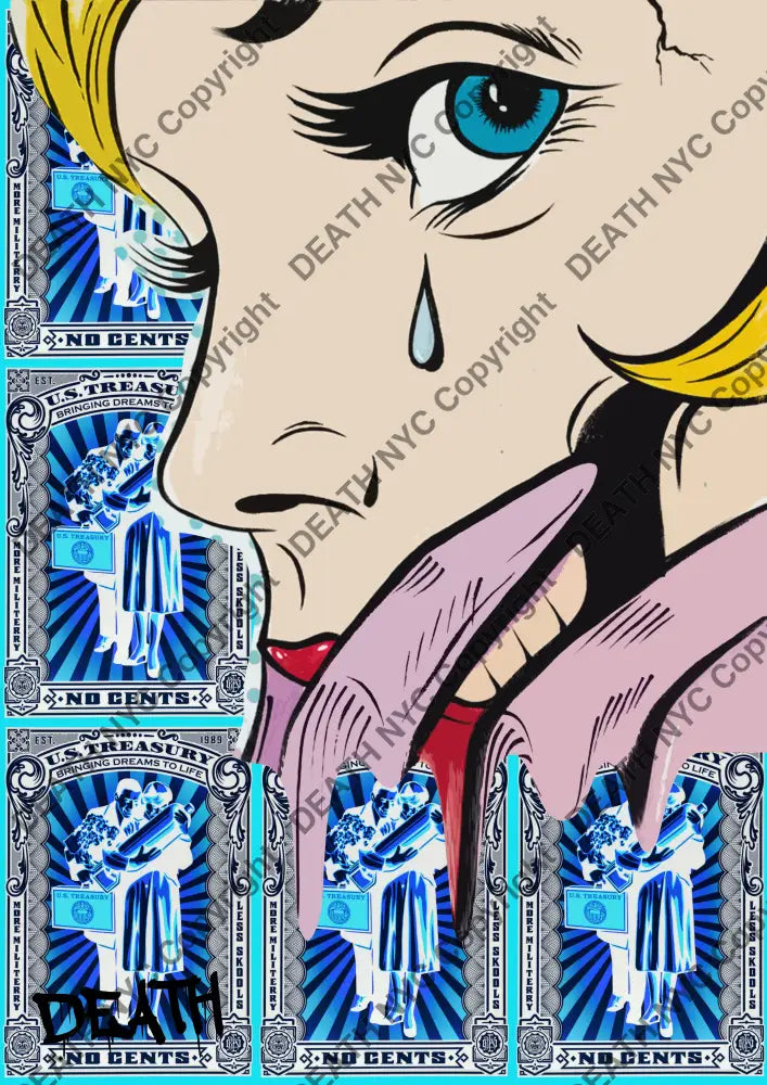 Deathq490 Dface (Edition Of 100) (2022) Art Print