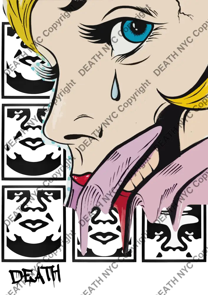Deathq492 Dface (Edition Of 100) (2022) Art Print