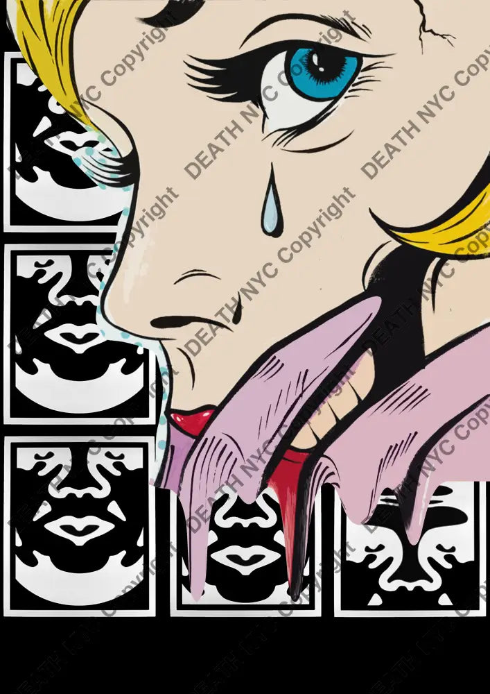 Deathq493 Dface (Edition Of 100) (2022) Art Print