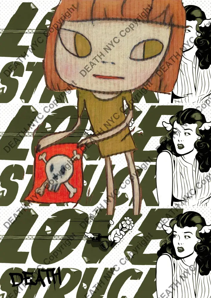 Deathq517 Cute (Edition Of 100) (2022) Art Print