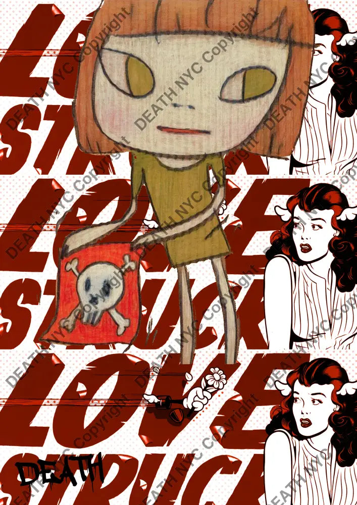 Deathq518 Cute (Edition Of 100) (2022) Art Print