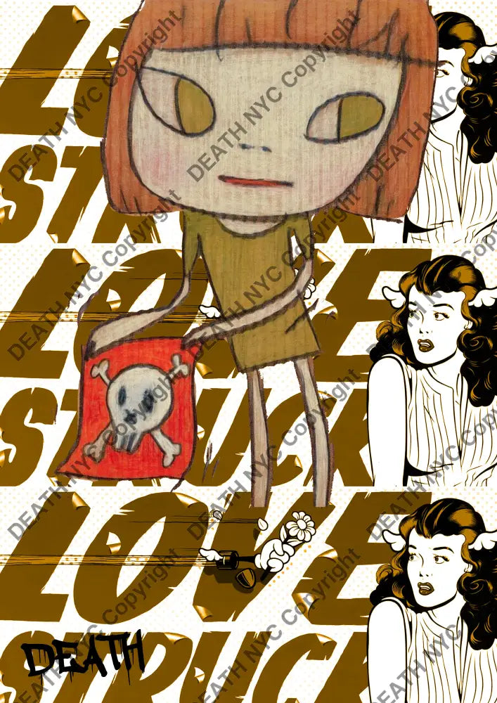 Deathq520 Cute (Edition Of 100) (2022) Art Print