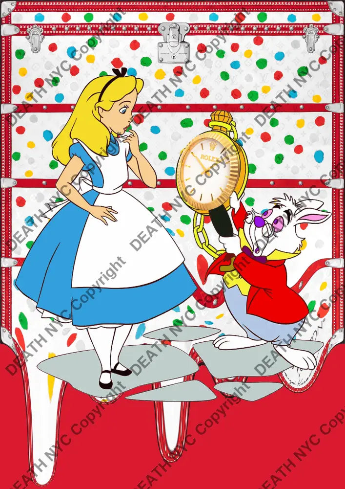 Deathq59 Alice (Edition Of 100) (2022) Art Print