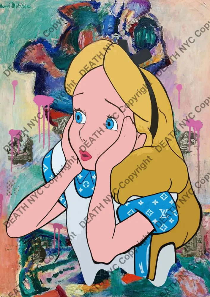 Deathq634 Alice (Edition Of 100) (2022) Art Print