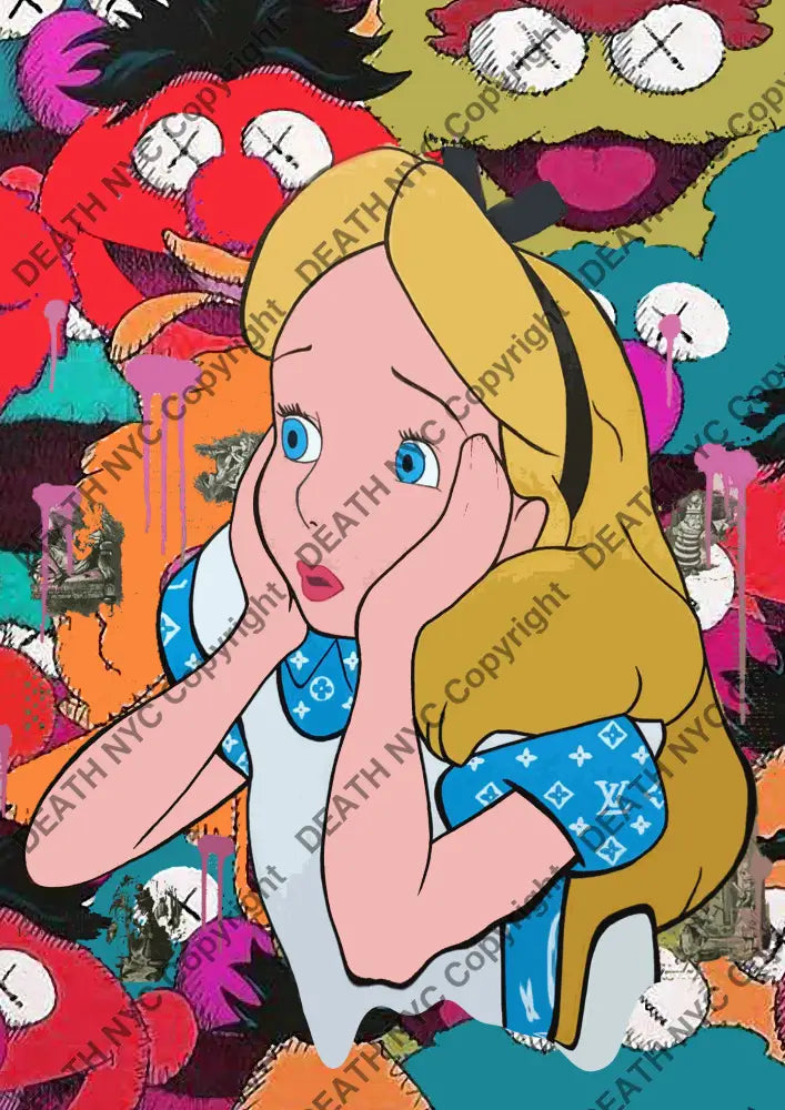 Deathq635 Alice (Edition Of 100) (2022) Art Print