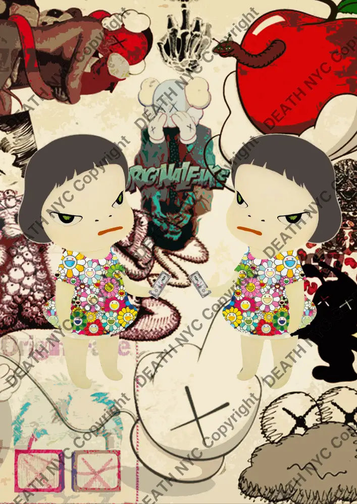 Deathq78 Cute (Edition Of 100) (2022) Art Print