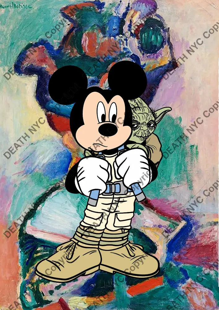 Deathq808 Mickey (Edition Of 100) (2022) Art Print