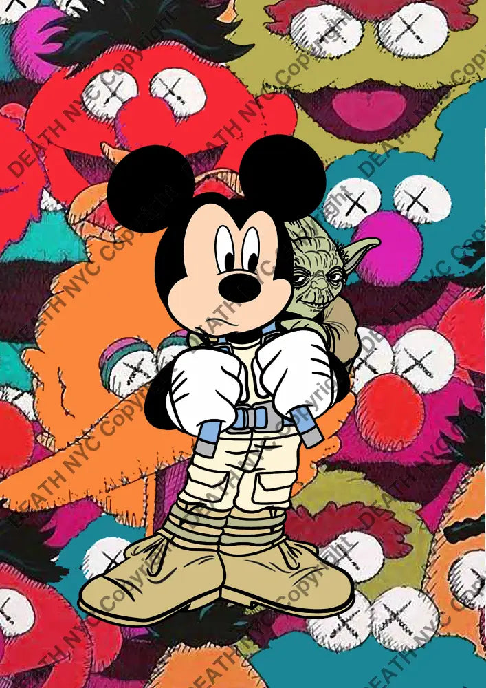 Deathq810 Mickey (Edition Of 100) (2022) Art Print