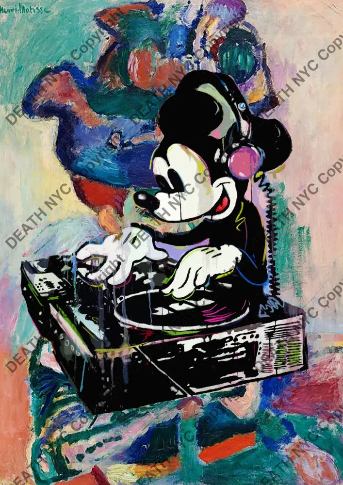 Deathq819 Mickey (Edition Of 100) (2022) Art Print