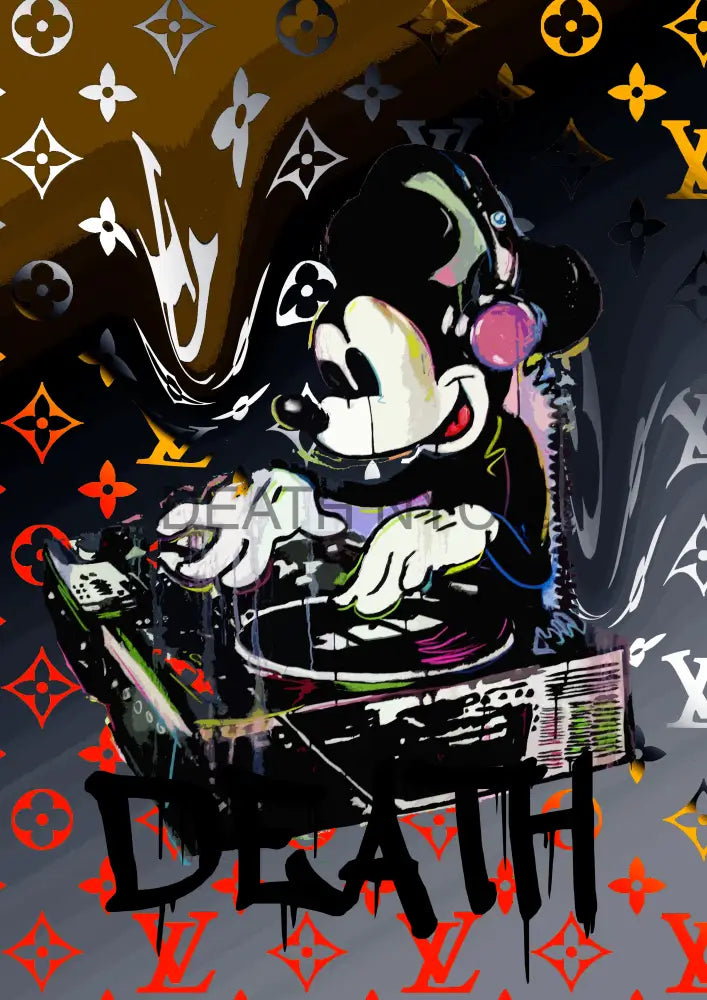 Deathq832 Mickey (Edition Of 100) (2022) Art Print