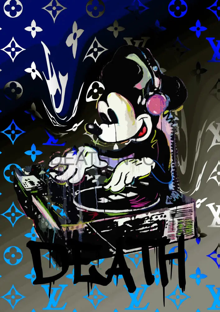 Deathq833 Mickey (Edition Of 100) (2022) Art Print