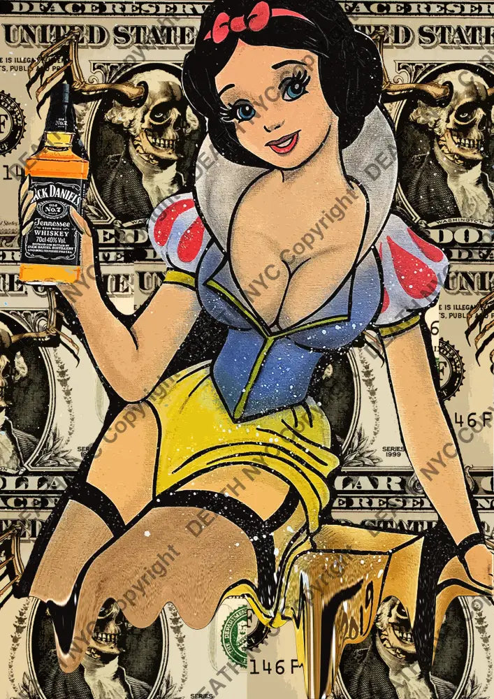 Deathq837 Snow White (Edition Of 100) (2022) Art Print
