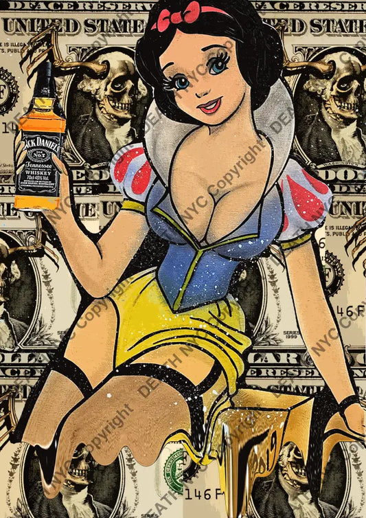 Deathq837 Snow White (Edition Of 100) (2022) Art Print