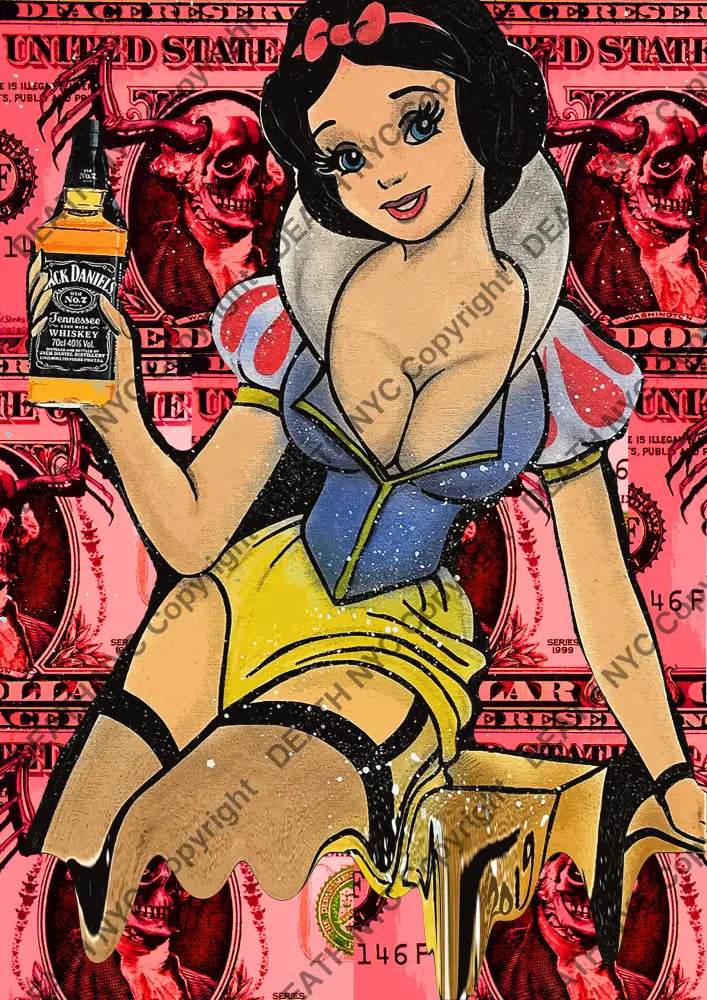 Deathq838 Snow White (Edition Of 100) (2022) Art Print