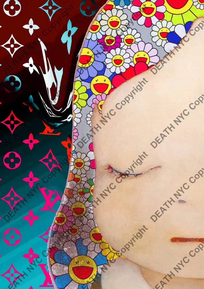 Deathq858 Cute (Edition Of 100) (2022) Art Print