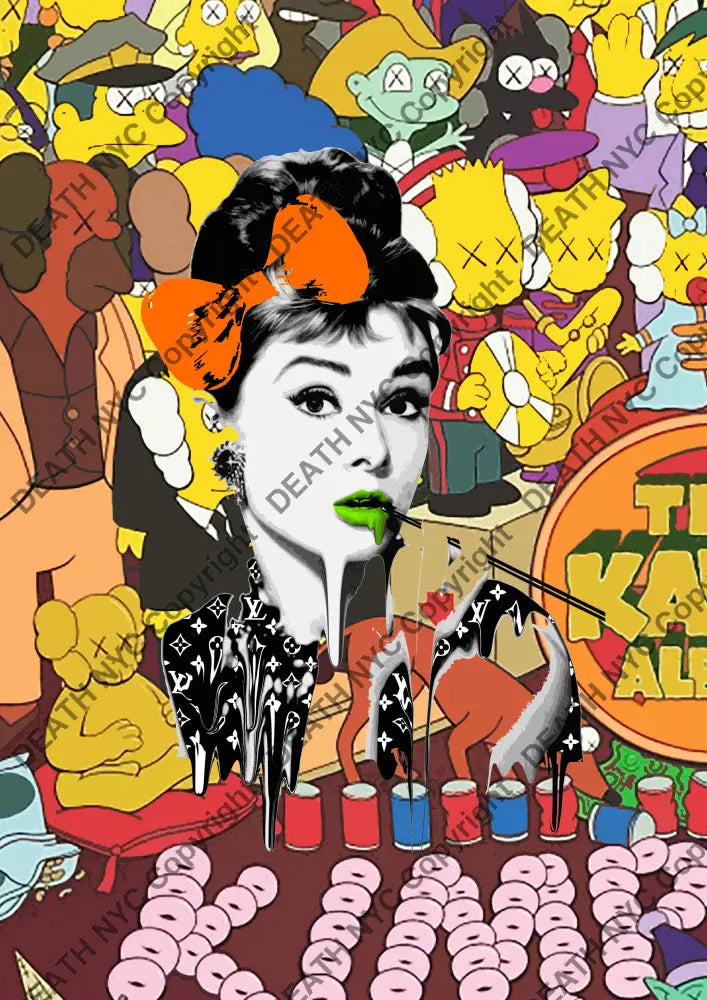 Deathq89 Audrey (Edition Of 100) (2022) Art Print