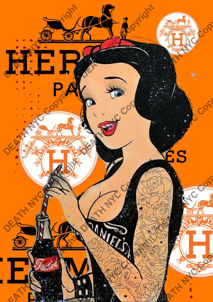 Deathq91 Snow White (Edition Of 100) (2022) Art Print