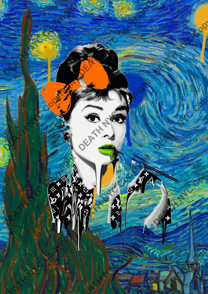 Deathq93 Audrey (Edition Of 100) (2022) Art Print