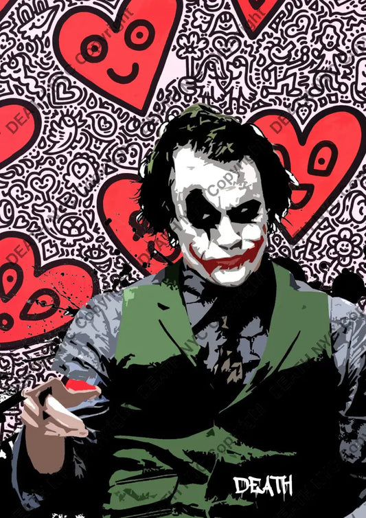 Deaths1302 Joker 45X32Cm (Edition Of 100) (2022) Art Print