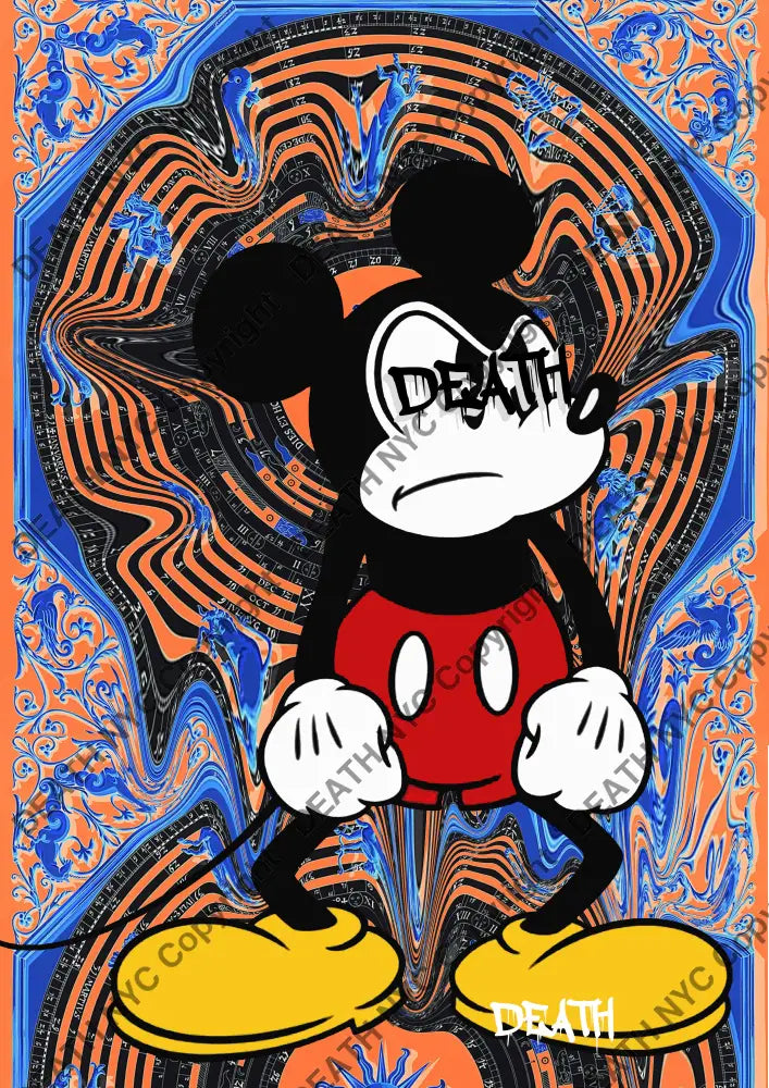 Deaths1308 Mickey 45X32Cm (Edition Of 100) (2022) Art Print