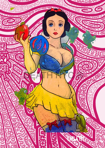 Deaths1311 Snow White 45X32Cm (Edition Of 100) (2022) Art Print