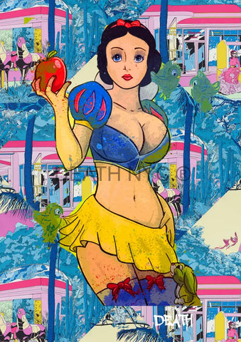 Deaths1314 Snow White 45X32Cm (Edition Of 100) (2022) Art Print