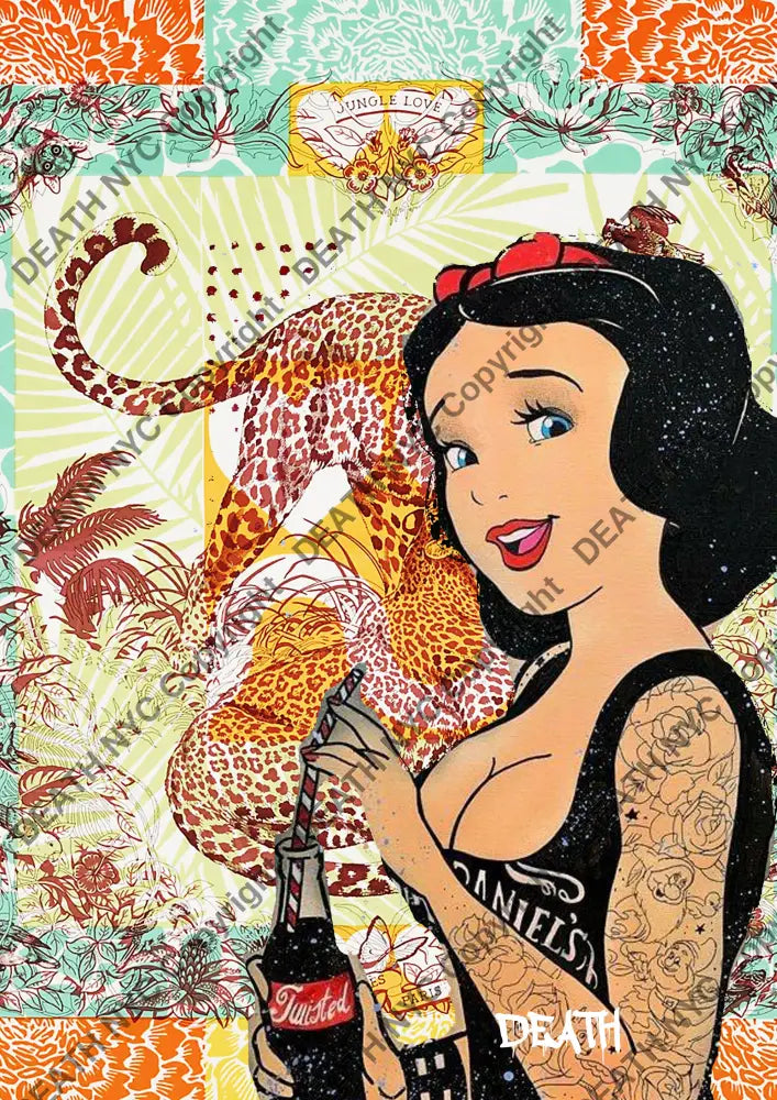 Deaths1317 Snow White 45X32Cm (Edition Of 100) (2022) Art Print