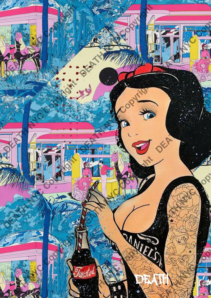 Deaths1319 Snow White 45X32Cm (Edition Of 100) (2022) Art Print