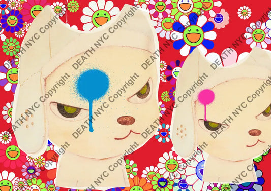 Deaths1572 Cute Dog 45X32Cm (Edition Of 100) (2022) Art Print