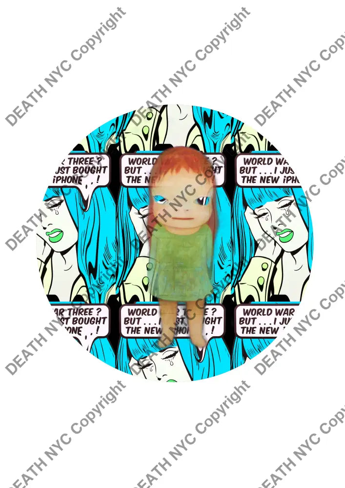 Deaths2438 45X32Cm Cute (Edition Of 100) (2022) Art Print