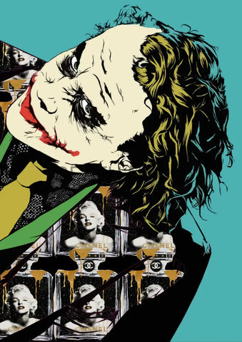 Deatht1211 45X32Cm Joker (Edition Of 100) (2023) Art Print