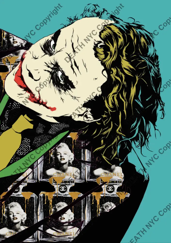 Deatht1211 45X32Cm Joker (Edition Of 100) (2023) Art Print