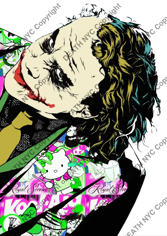 Deatht1214 45X32Cm Joker (Edition Of 100) (2023) Art Print