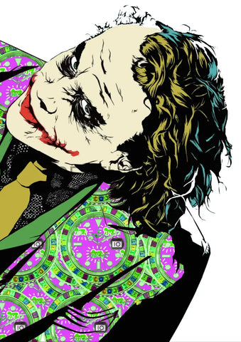 Deatht1215 45X32Cm Joker (Edition Of 100) (2023) Art Print