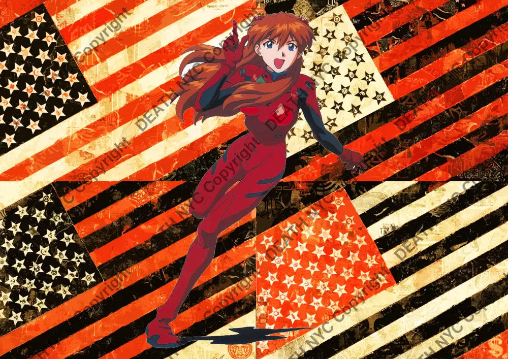 Deatht1251 45X32Cm Asuka (Edition Of 100) (2023) Art Print